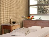 Wooden mosaic tiles